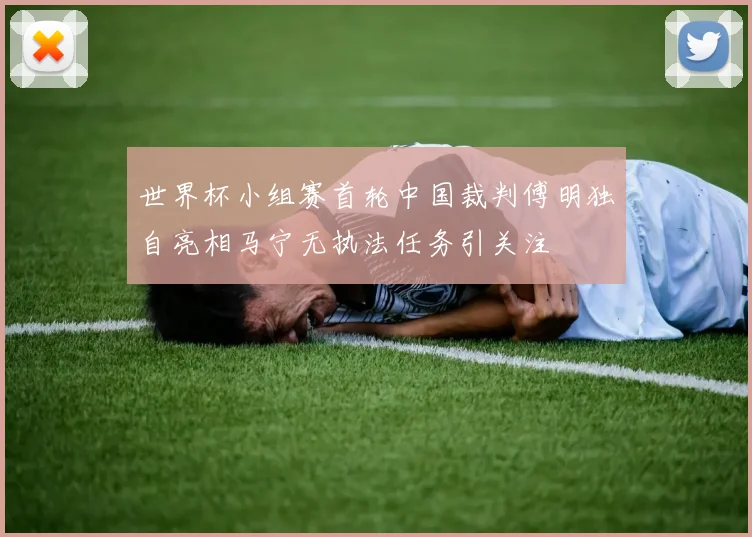 世界杯小组赛首轮中国裁判傅明独自亮相马宁无执法任务引关注