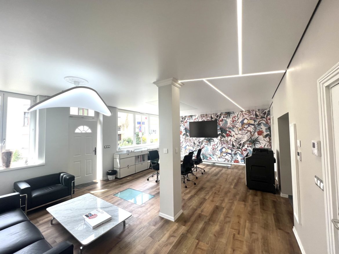 Plafond tendu lumineux